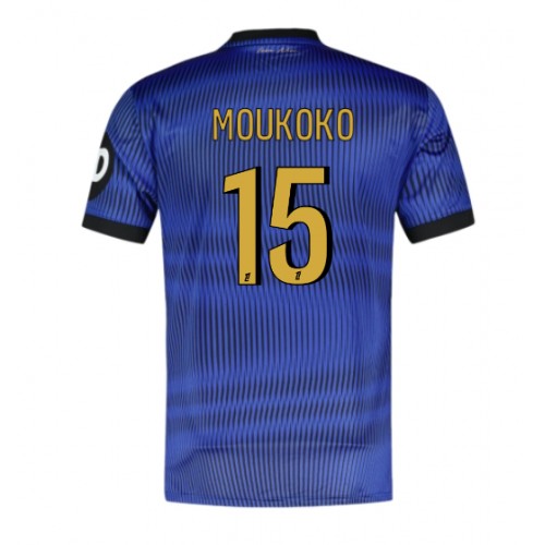 Fotbalové Dres OGC Nice Youssoufa Moukoko #15 Alternativní 2024-25 Krátký Rukáv